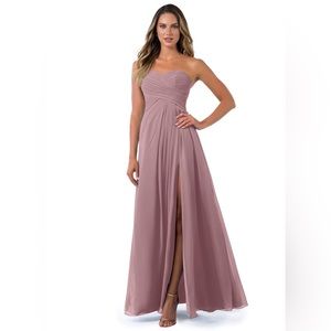 Azazie Arabella Bridesmaid Dress in Dusty Rose